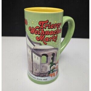 Germany Christmas Market Mug Trierer Weihnachts Markt Souvenir 2020 Green Yellow